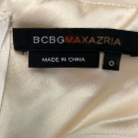 BCBGMaxAzria Cocktail Dress Sequined Halter Size 0 - Picture 4 of 5